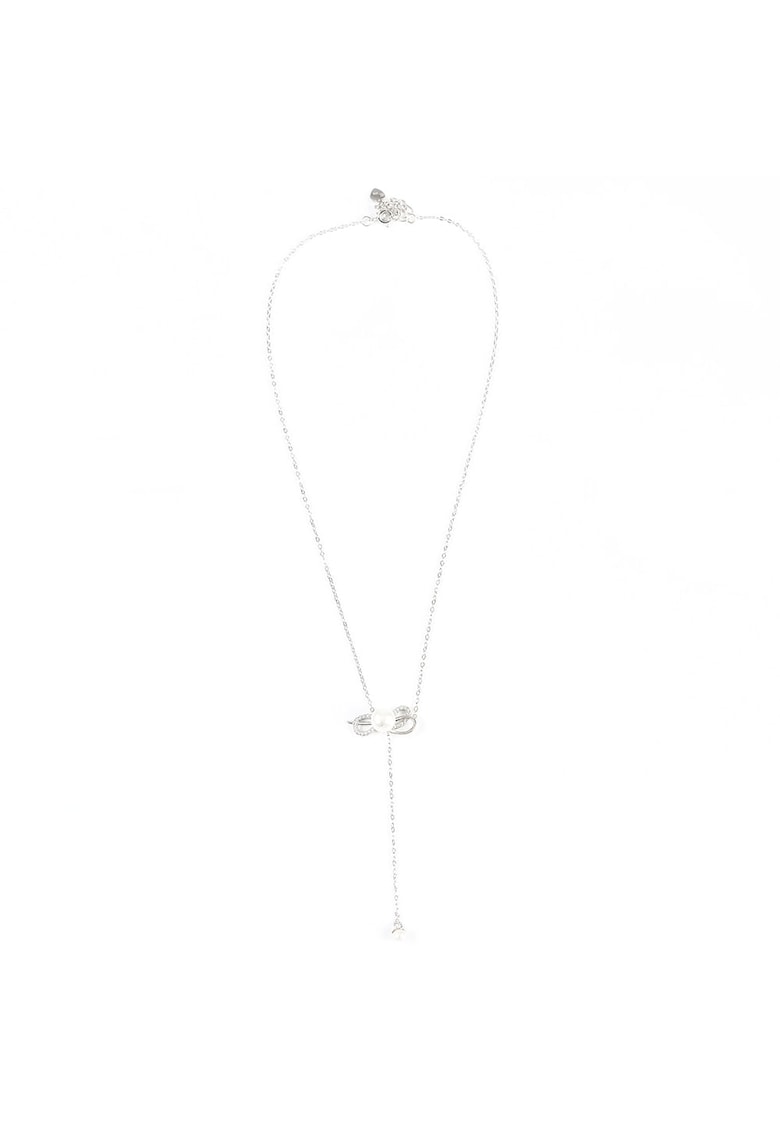 Colier din argint cu perla alba - Paris