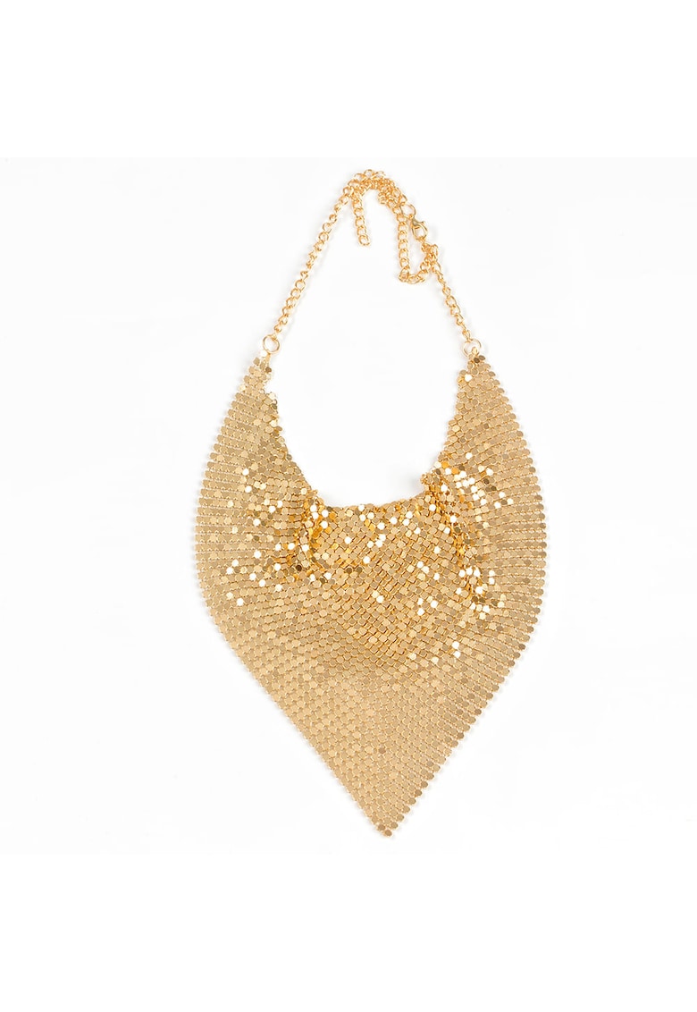 Colier auriu din plasa maleabila -  Paris