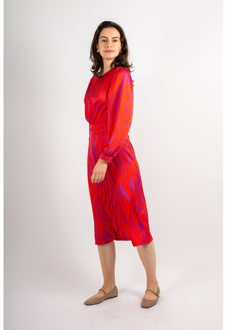 Rochie evazata cu maneci bufante Quinn