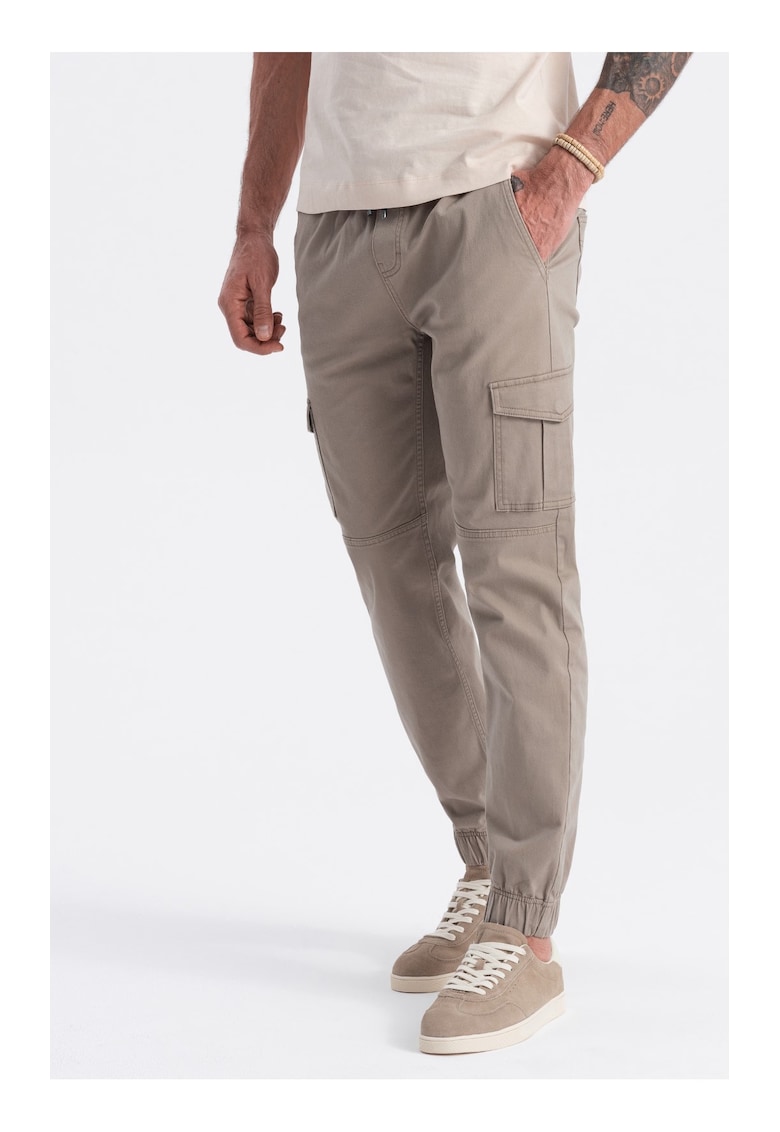Pantaloni lungi sport OM-PAJO-0123 - Barbati - Joggers - Cargo