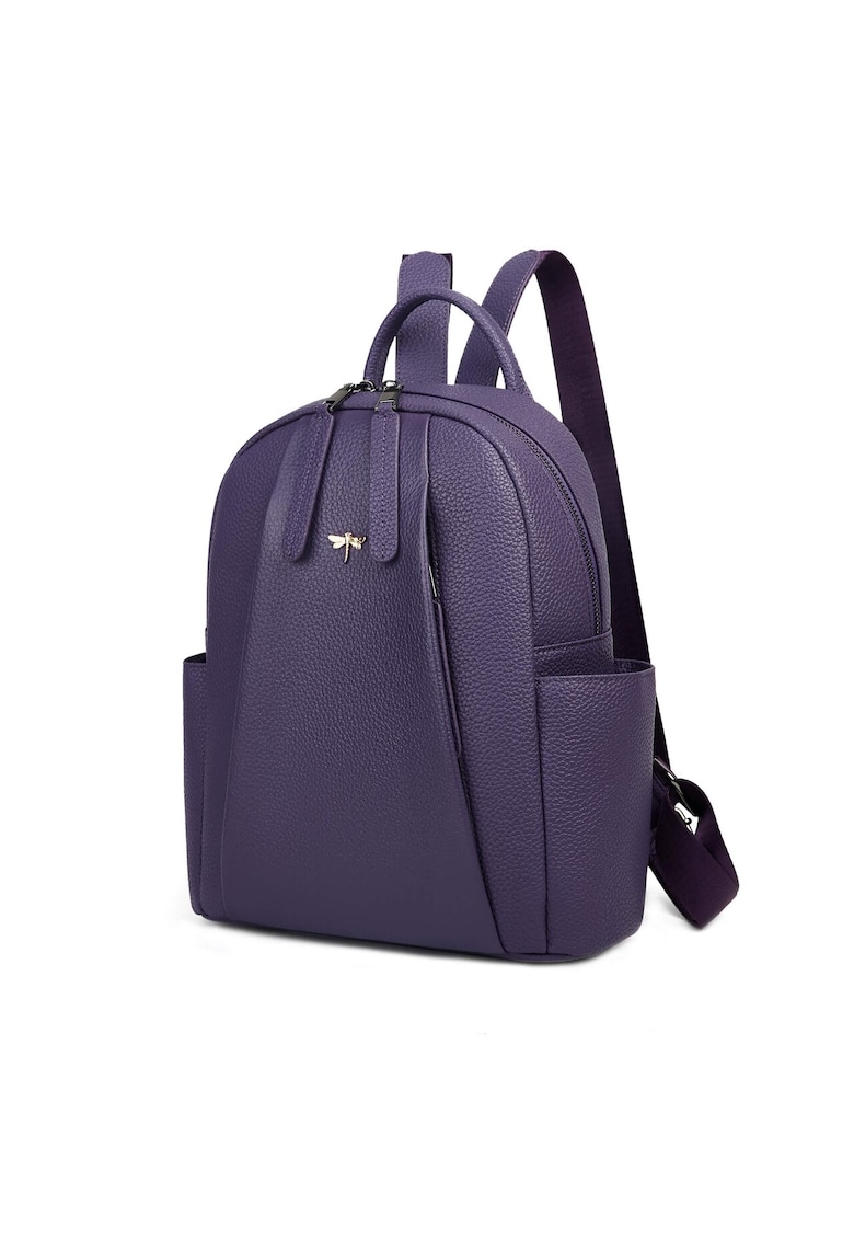 Rucsac piele Hazel mov pudrat