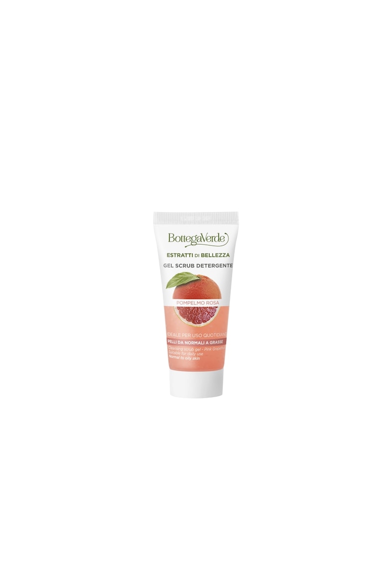 Gel de curatare si exfoliere delicata cu grapefruit roz - mini size- Estratti di Bellezza - 30 ML -
