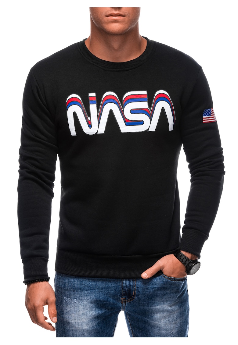 Bluza B1686 - NASA - Barbati - Fara fermoar - Fara gluga