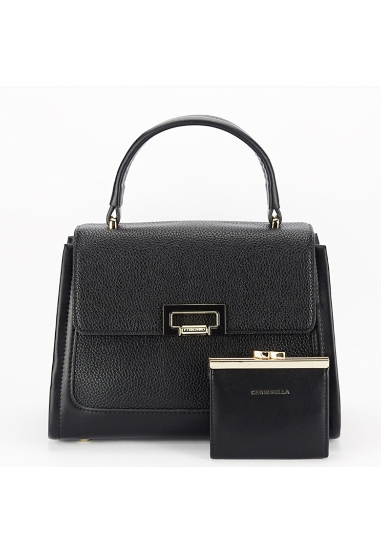 Geanta neagra Premium cu portofel CB2420-1 11 15829