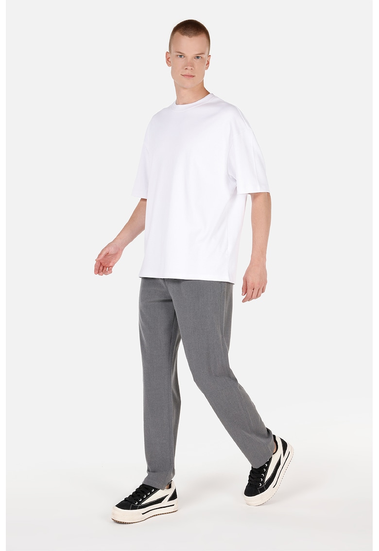 Pantaloni drepti cu buzunare laterale