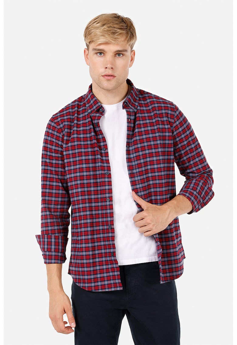 Camasa de bumbac in carouri