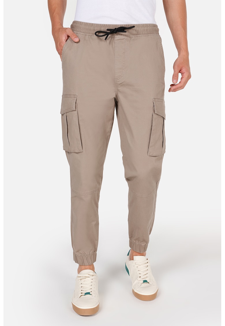 Colins Pantaloni cargo cu snur - Bej