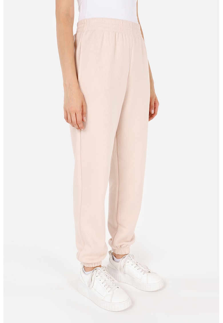 Pantaloni de trening cu buzunare laterale - Bej