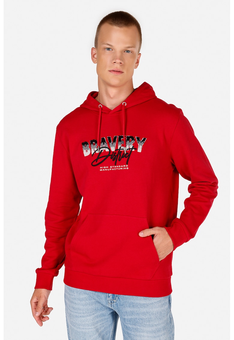 Hanorac de bumbac cu imprimeu