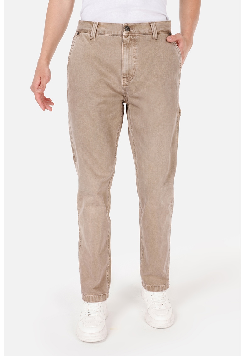 Blugi uni cu talie medie