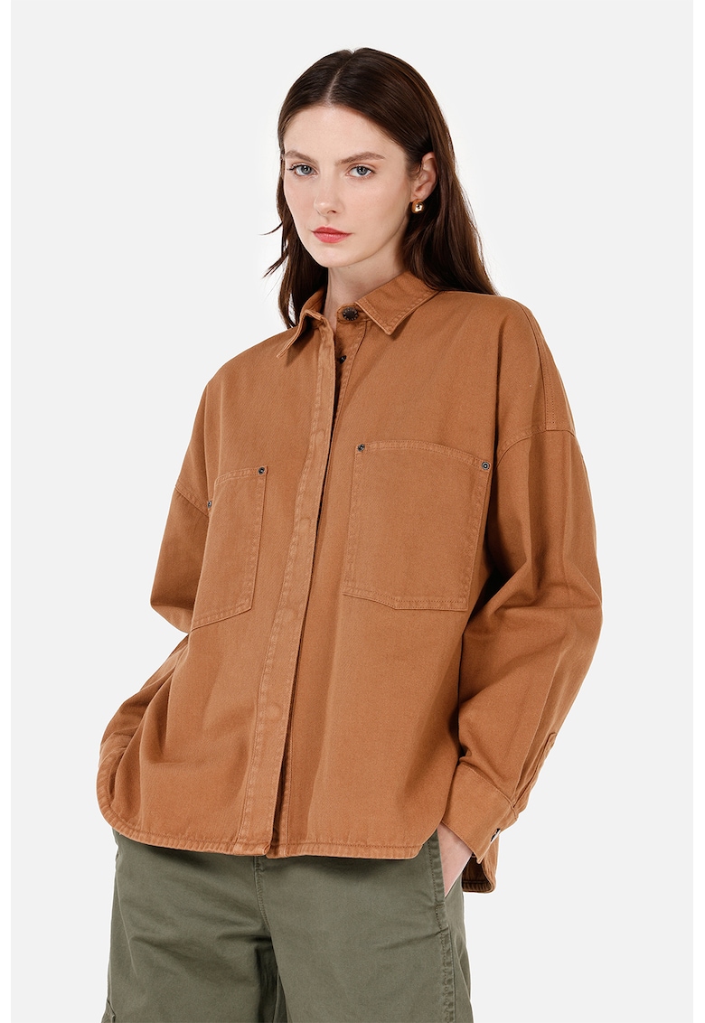 Jacheta-camasa lejera cu maneci cazute