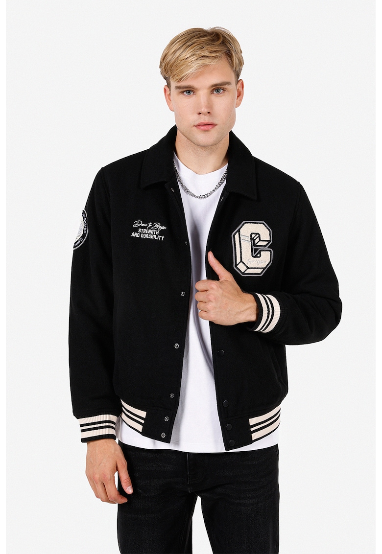 Jacheta varsity de bumbac