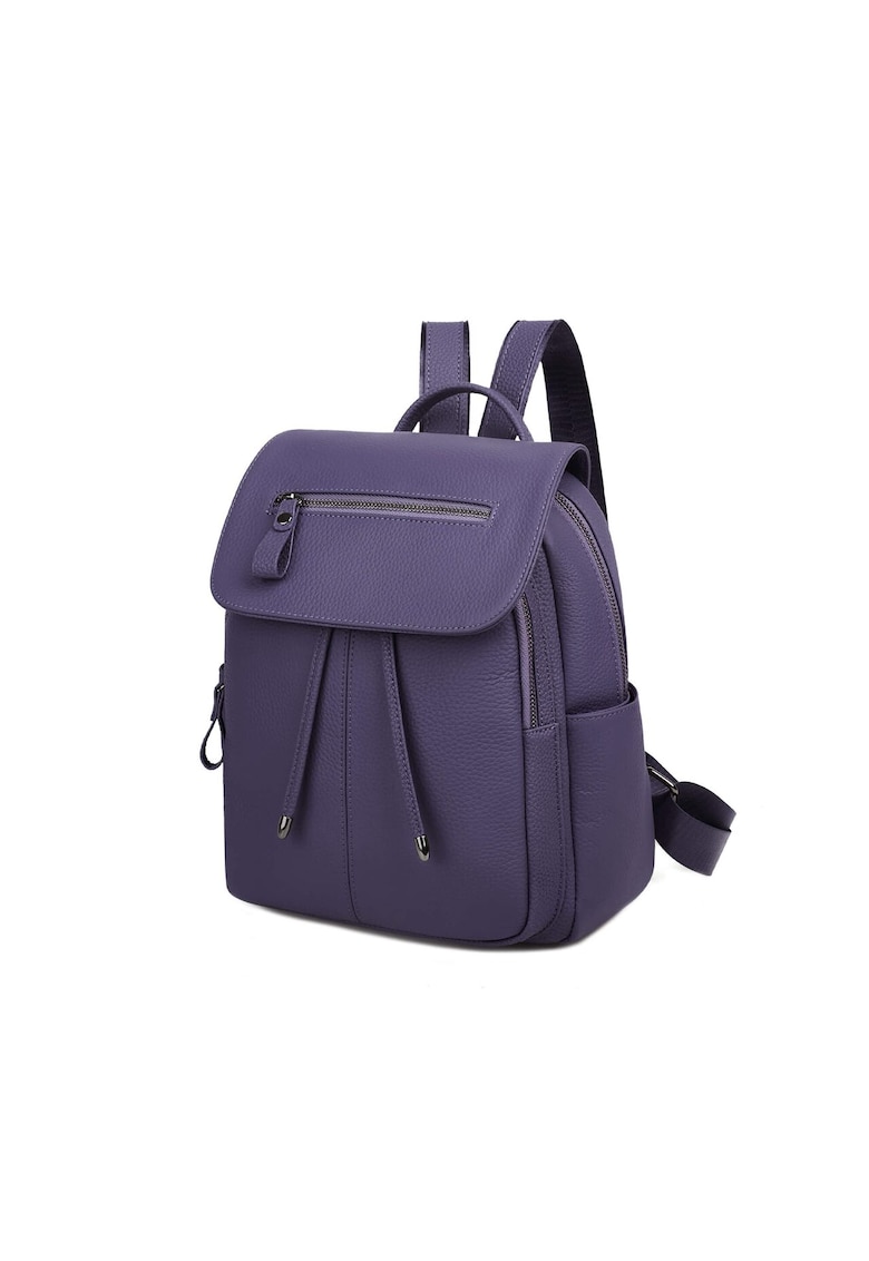 Rucsac piele Lowell mov pudrat