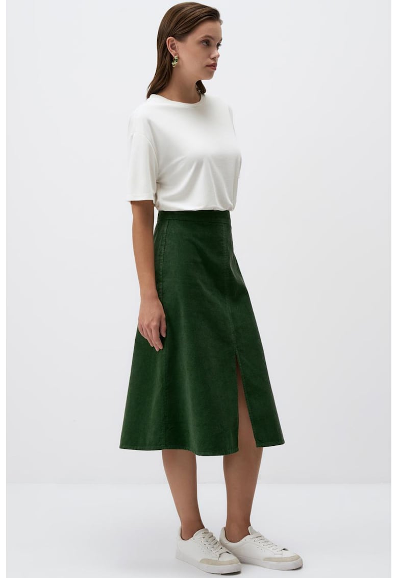 Fusta midi evazata Fusta midi evazata