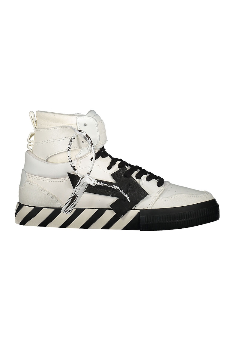 Pantofi sport high-top cu talpa cu striatii