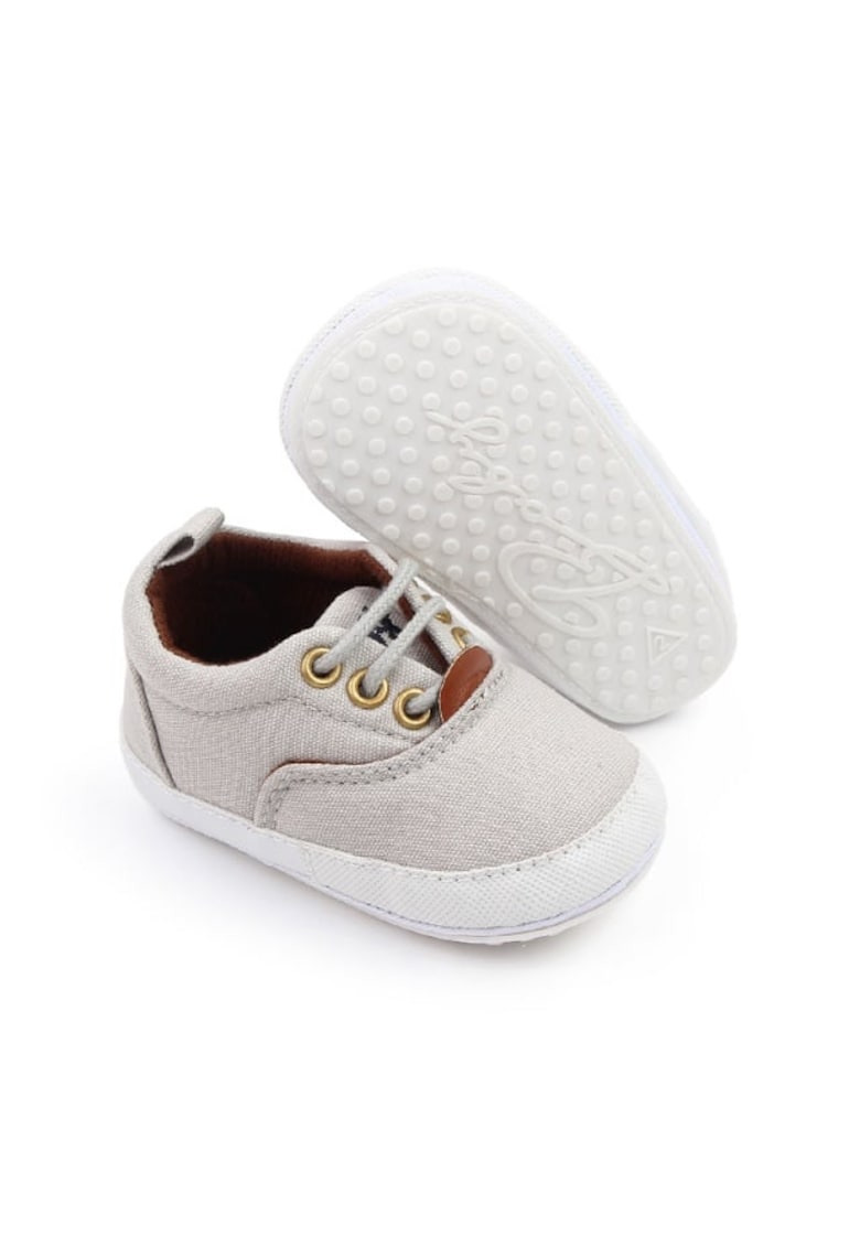 Pantofi Cu Sireturi - Casual - Textil - Baieti - Gri
