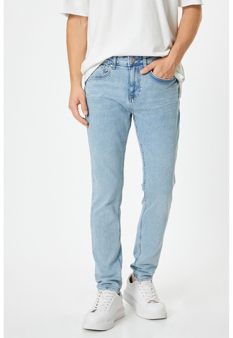 Blugi skinny cu talie joasa