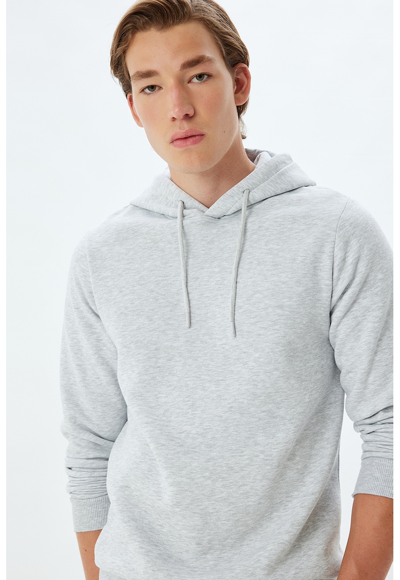 Hanorac uni din amestec de bumbac