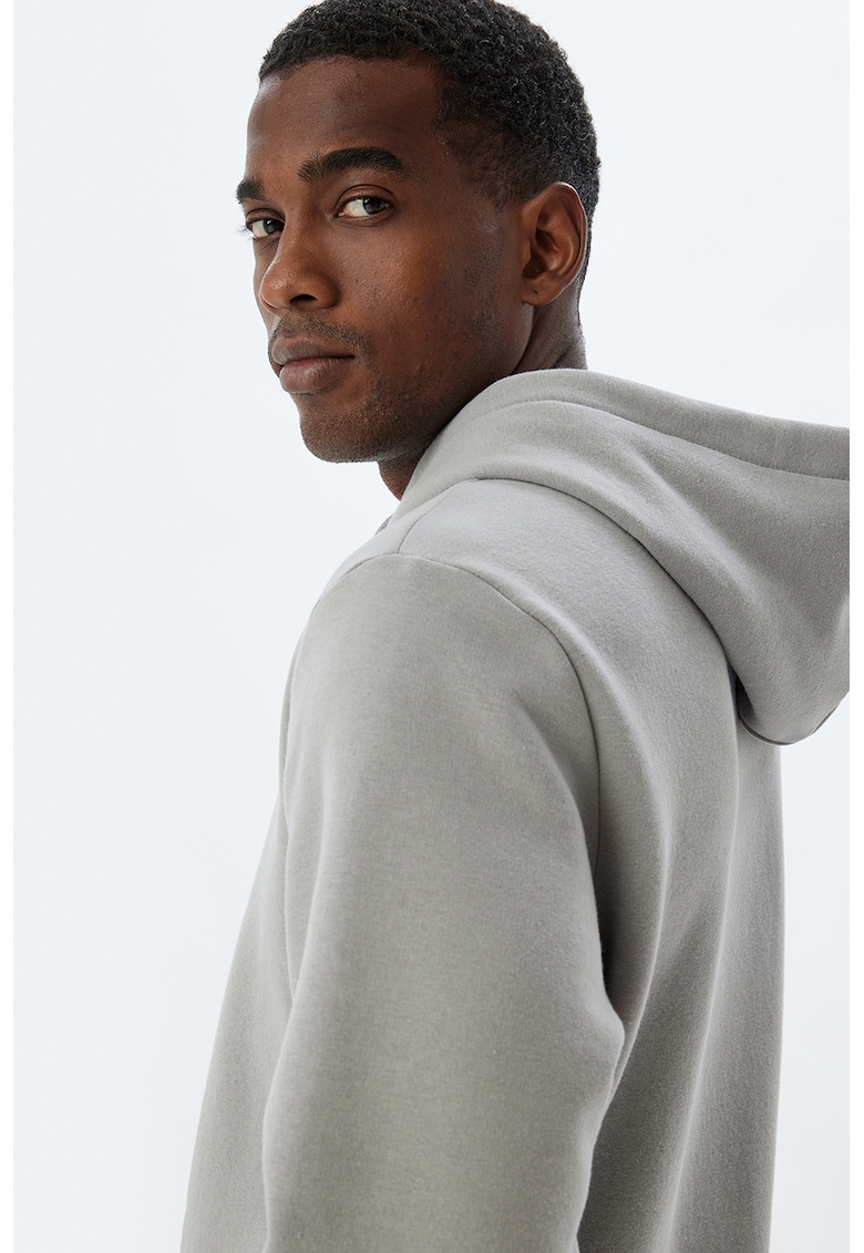 Hanorac uni din amestec de bumbac