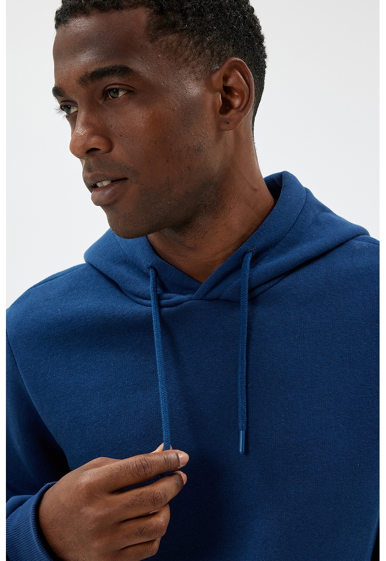 Hanorac uni din amestec de bumbac