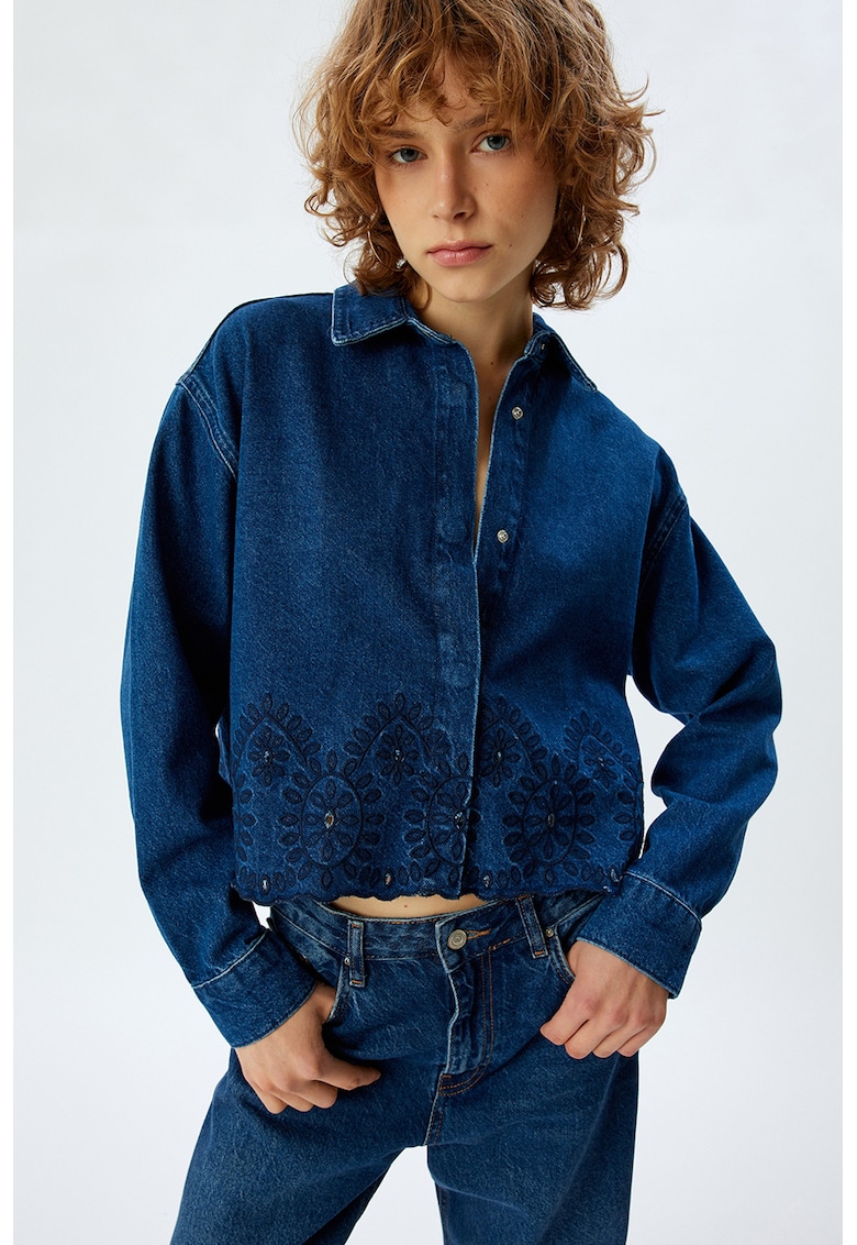 Camasa maneca lunga dama  43563 - Bumbac