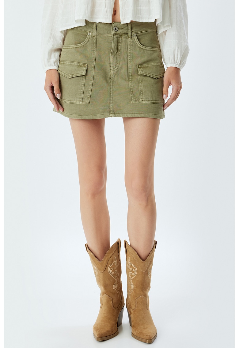 Fusta-pantalon cu buzunare Fusta-pantalon cu buzunare