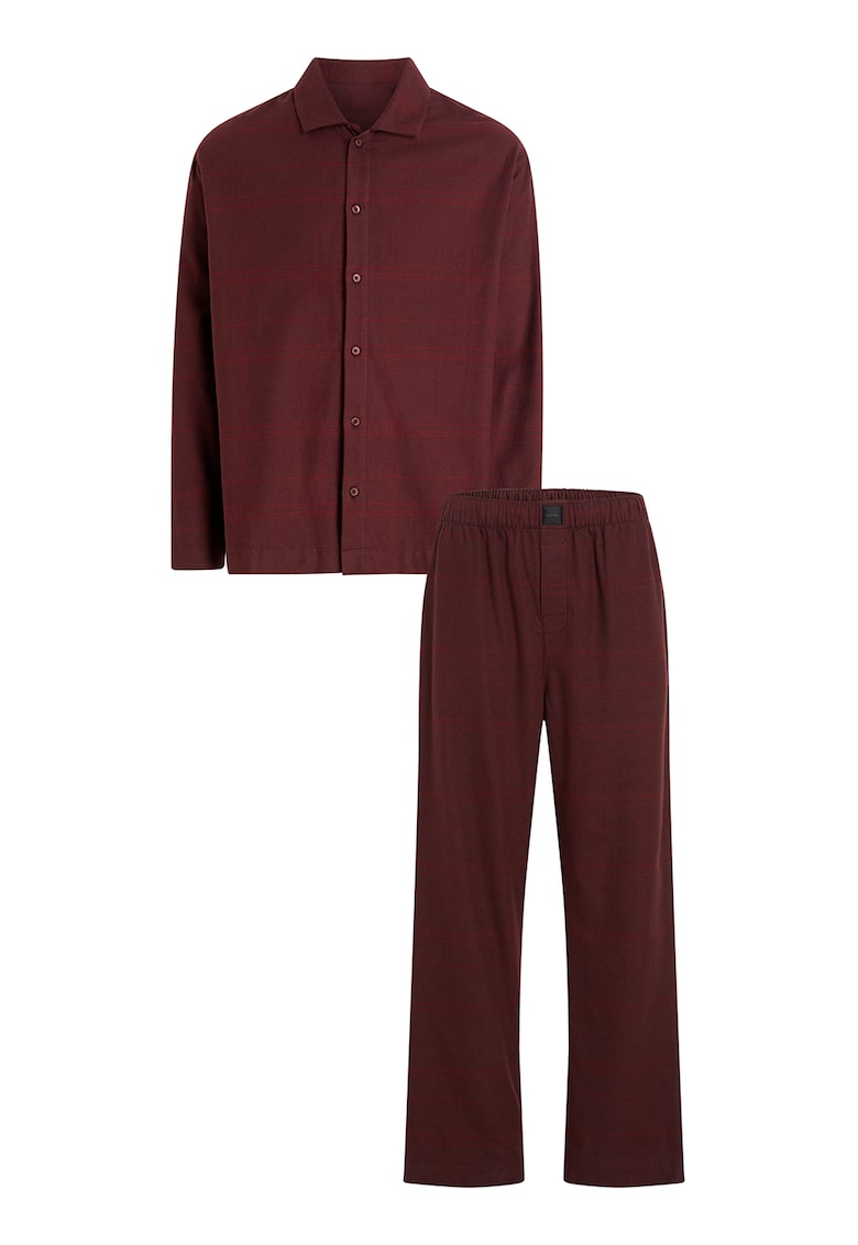 Pijama de bumbac cu model in carouri