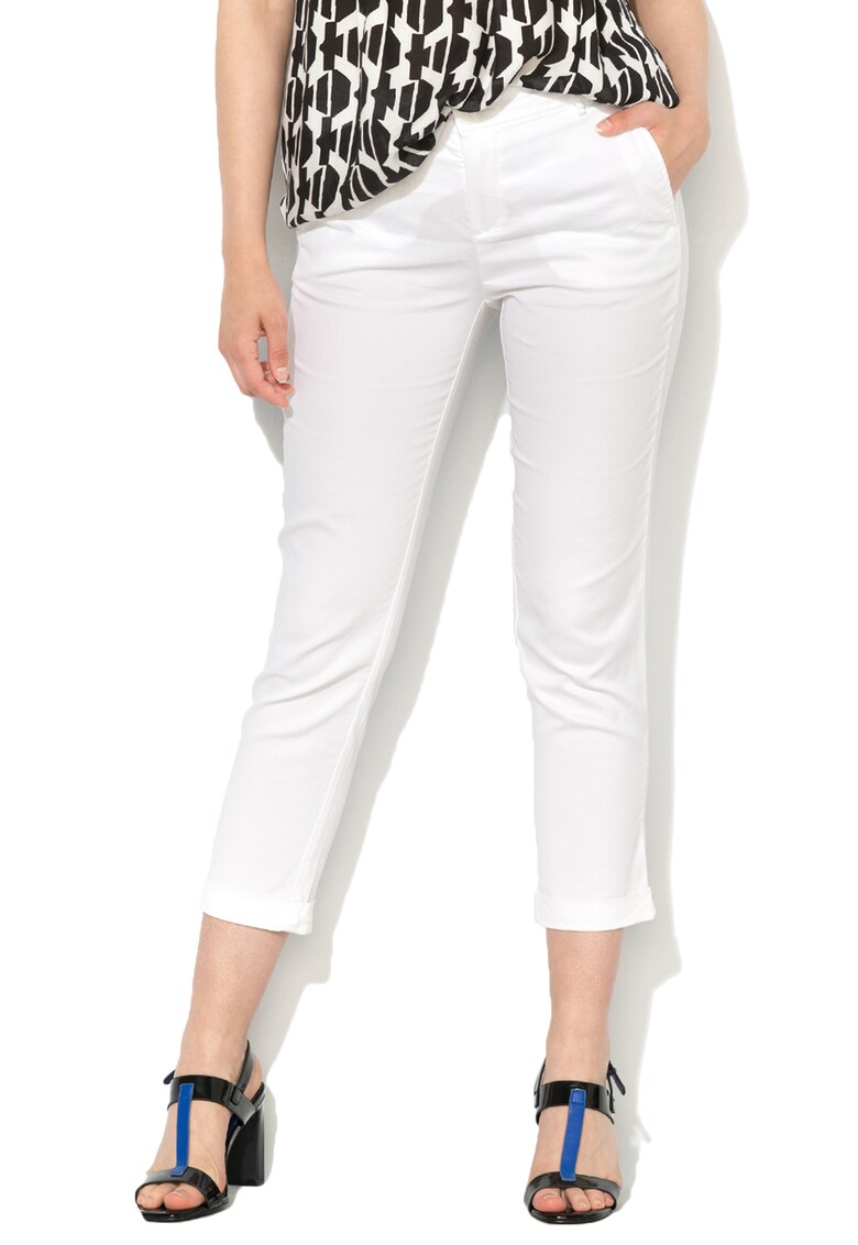 Pantaloni chino crop albi