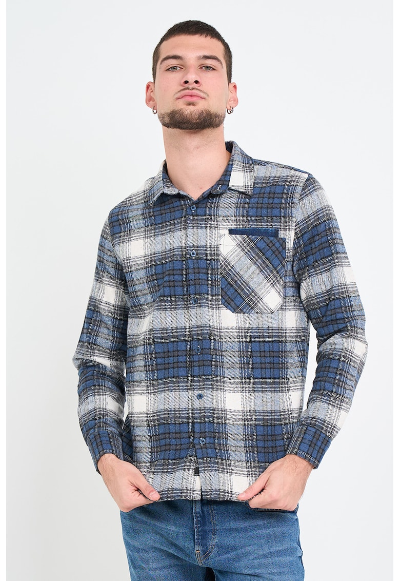 Camasa regular fit cu model in carouri