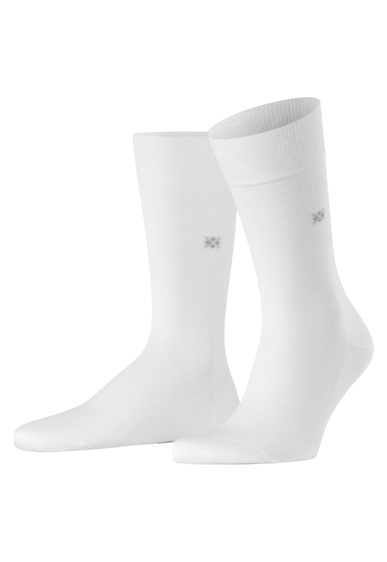 Burlington Sosete lungi din amestec de bumbac - Alb
