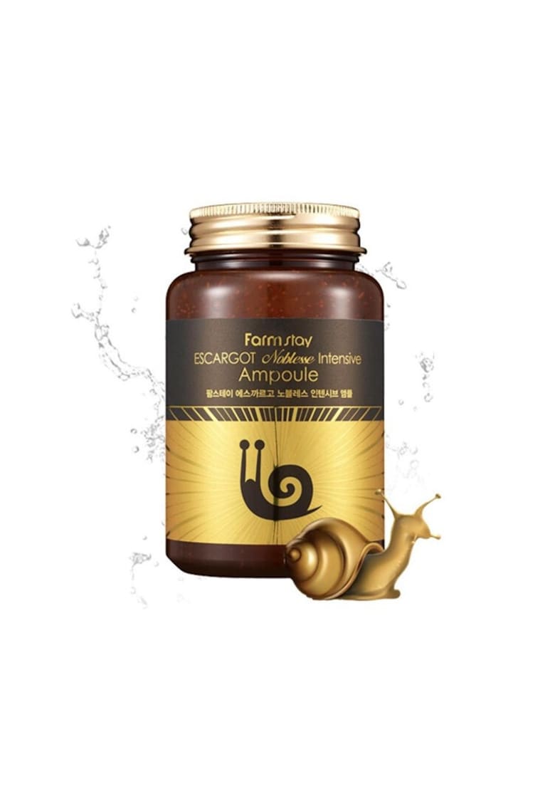 Ser intens reparator pentru ten - cu extract din melc - Escargot Ampoule - 250 ml