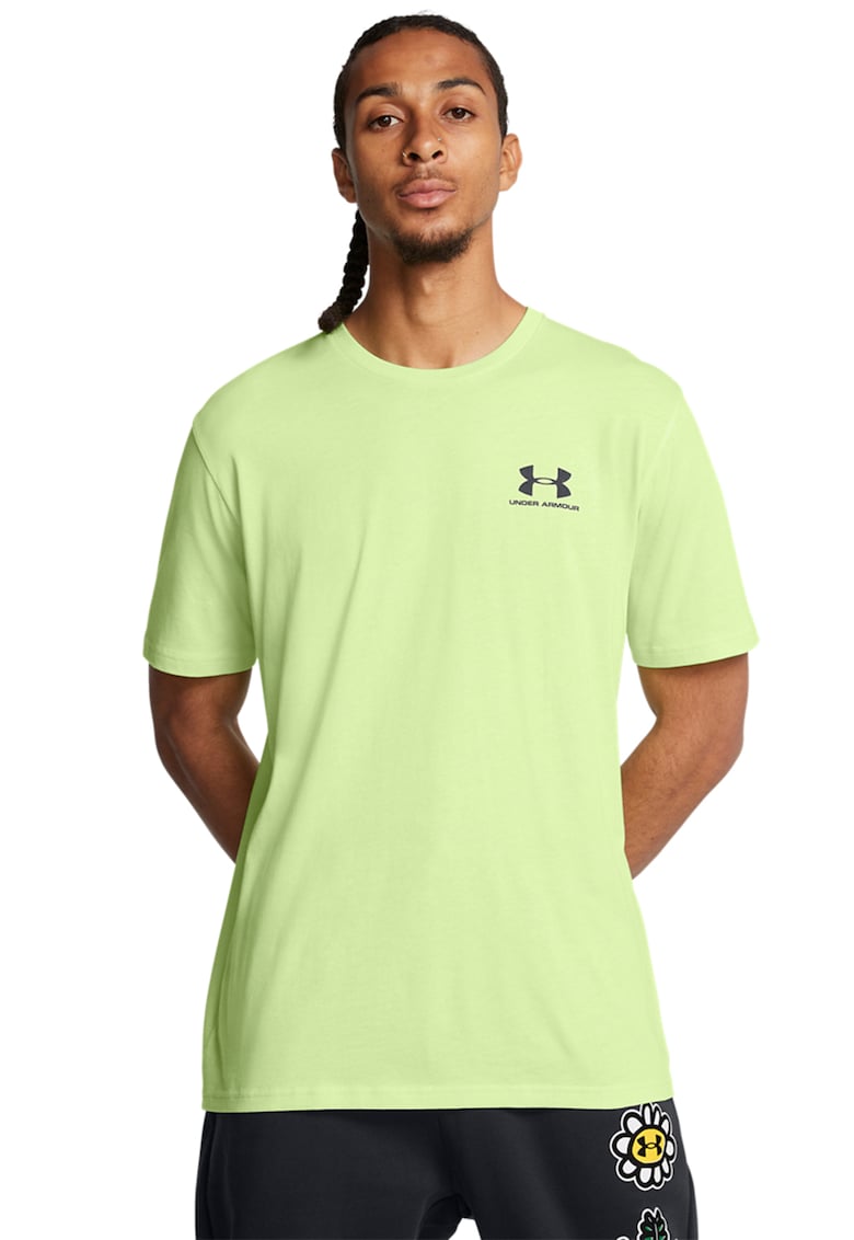 Tricou cu decolteu rotund - pentru fitness Sportstyle