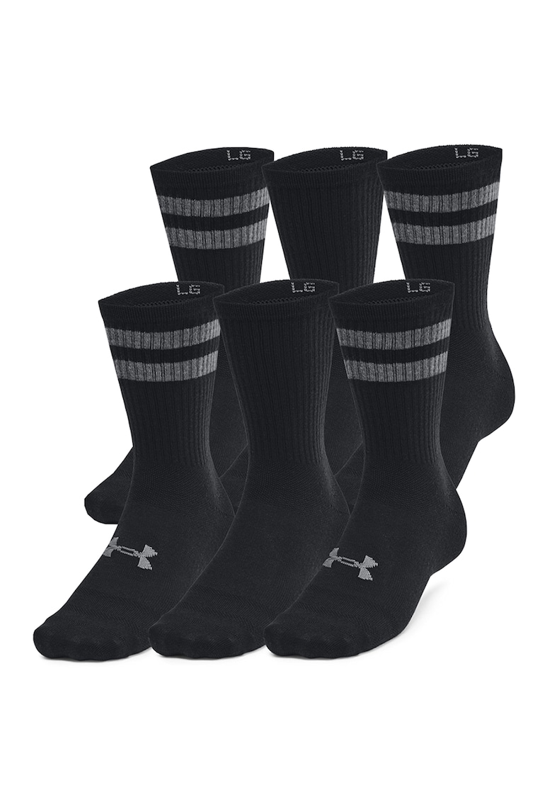 Set de sosete lungi cu monograma - 6 perechi