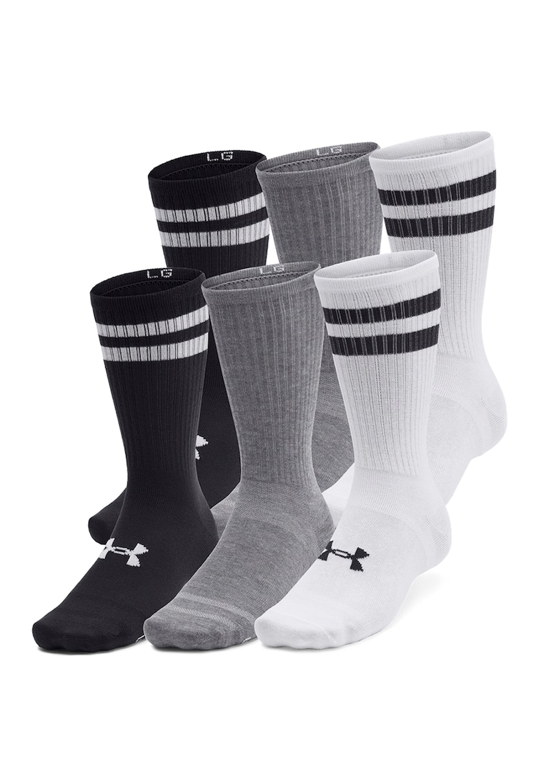 Set de sosete lungi cu monograma - 6 perechi