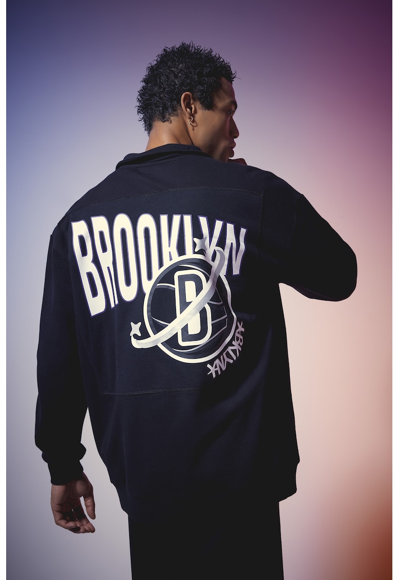 Bluza de trening supradimensionata Brooklyn Nets