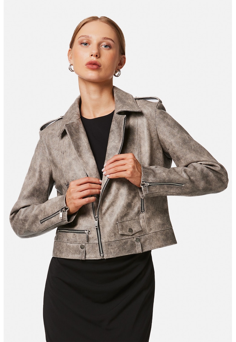 Jacheta biker din piele