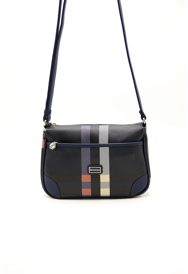 Geanta crossbody de piele ecologica - Alb