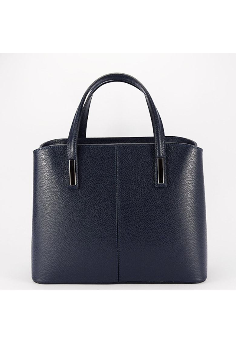 Geanta mare neagra din piele naturala 8922