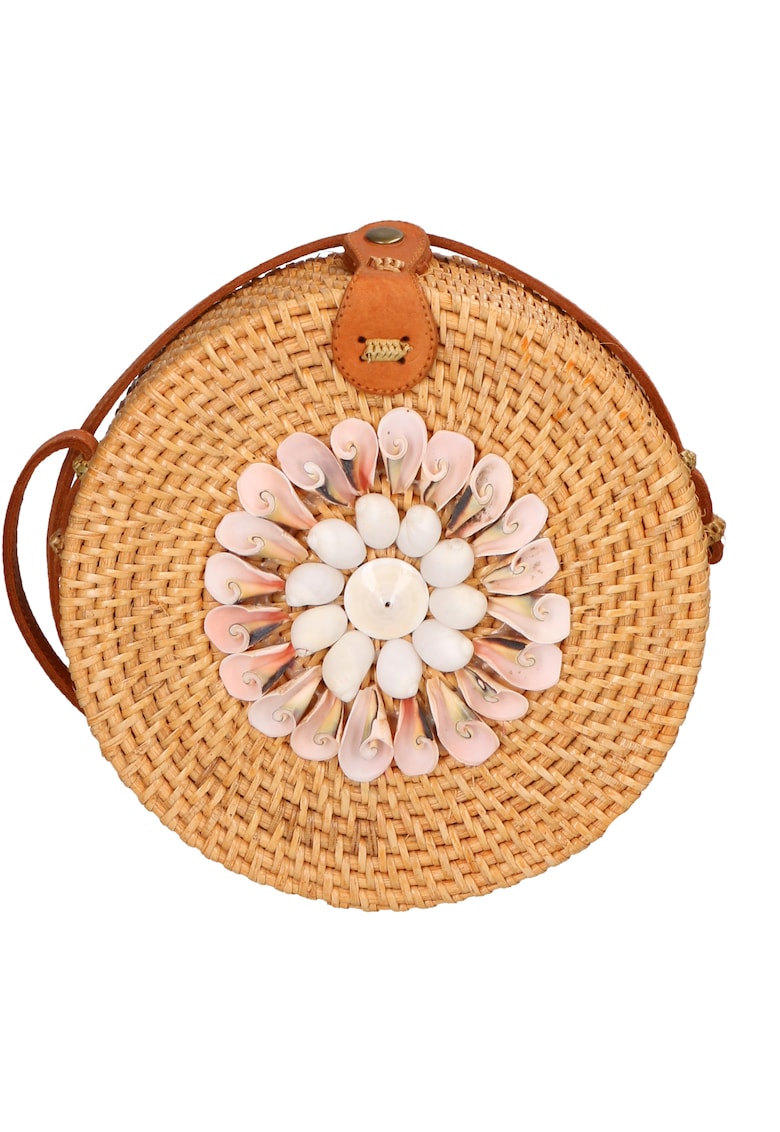 Geanta crossbody din paie