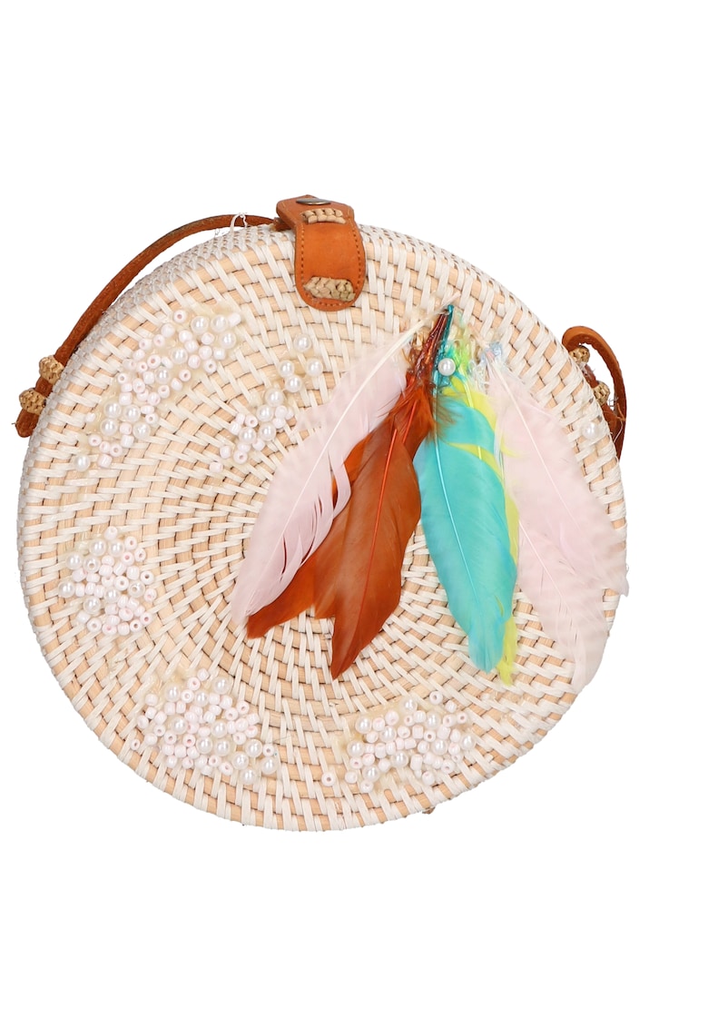 Geanta crossbody din paie