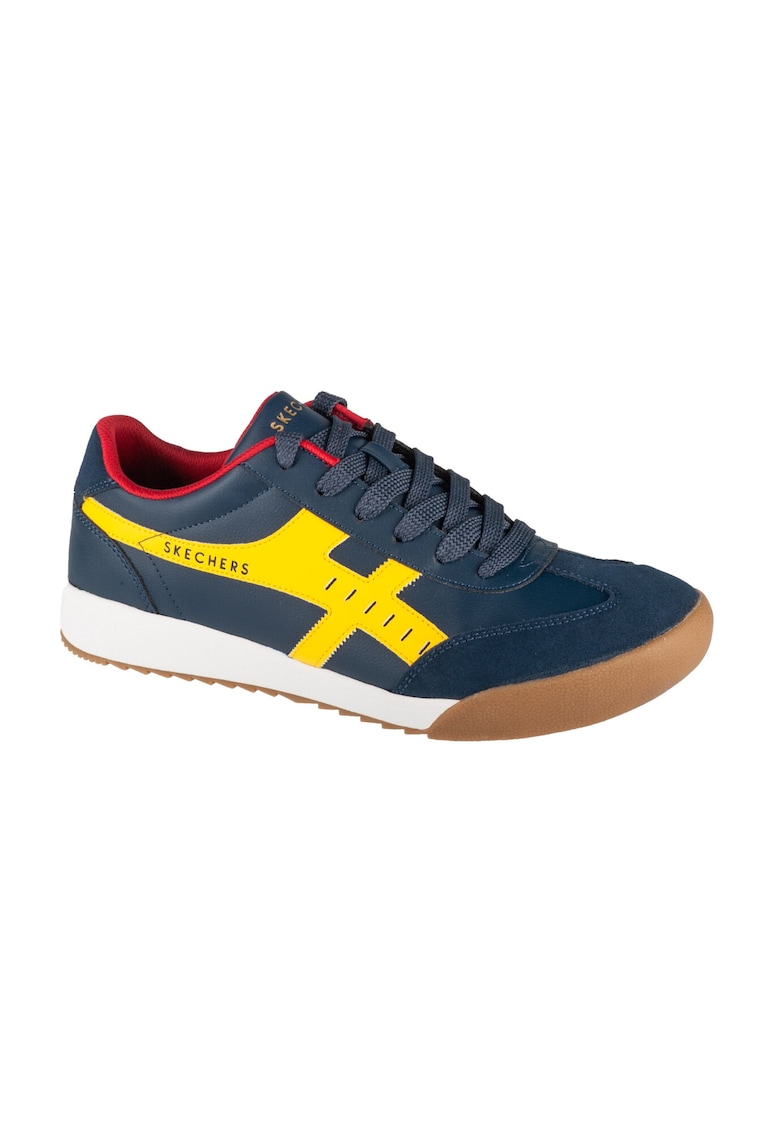 Pantofi sport de piele ecologica cu garnituri de piele intoarsa Zinger