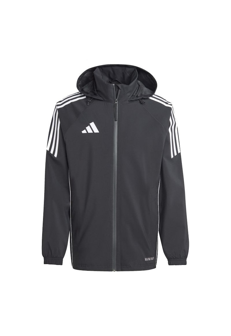 Jacheta de ploaie Tiro 24 M - impermeabila - neagra - poliester