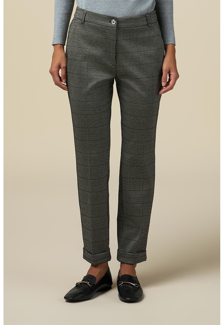 Pantaloni conici cu buzunare - Kaki