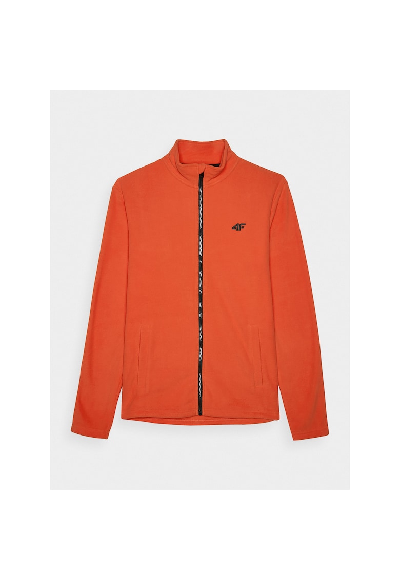 Hanorac sport barbati rosu - material respirabil fleece