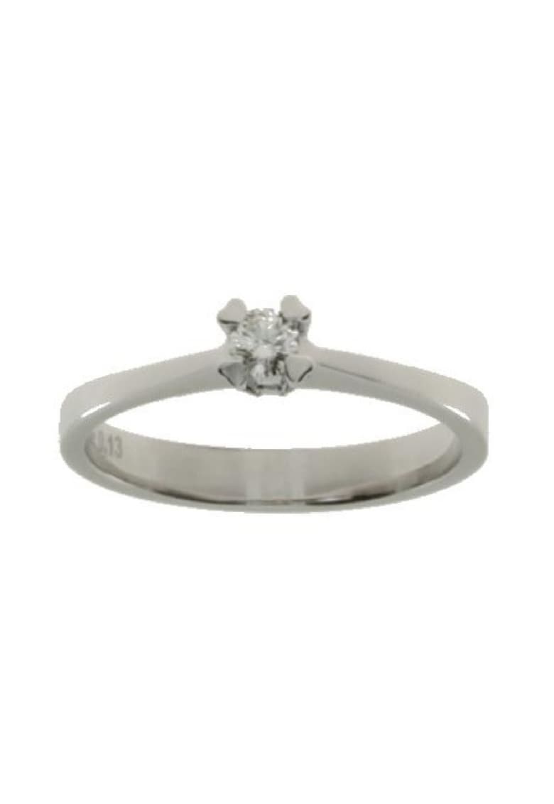 Inel Karlsruhe Aur Alb - 18K - Diamante de 0.13 si 0.01 Carate