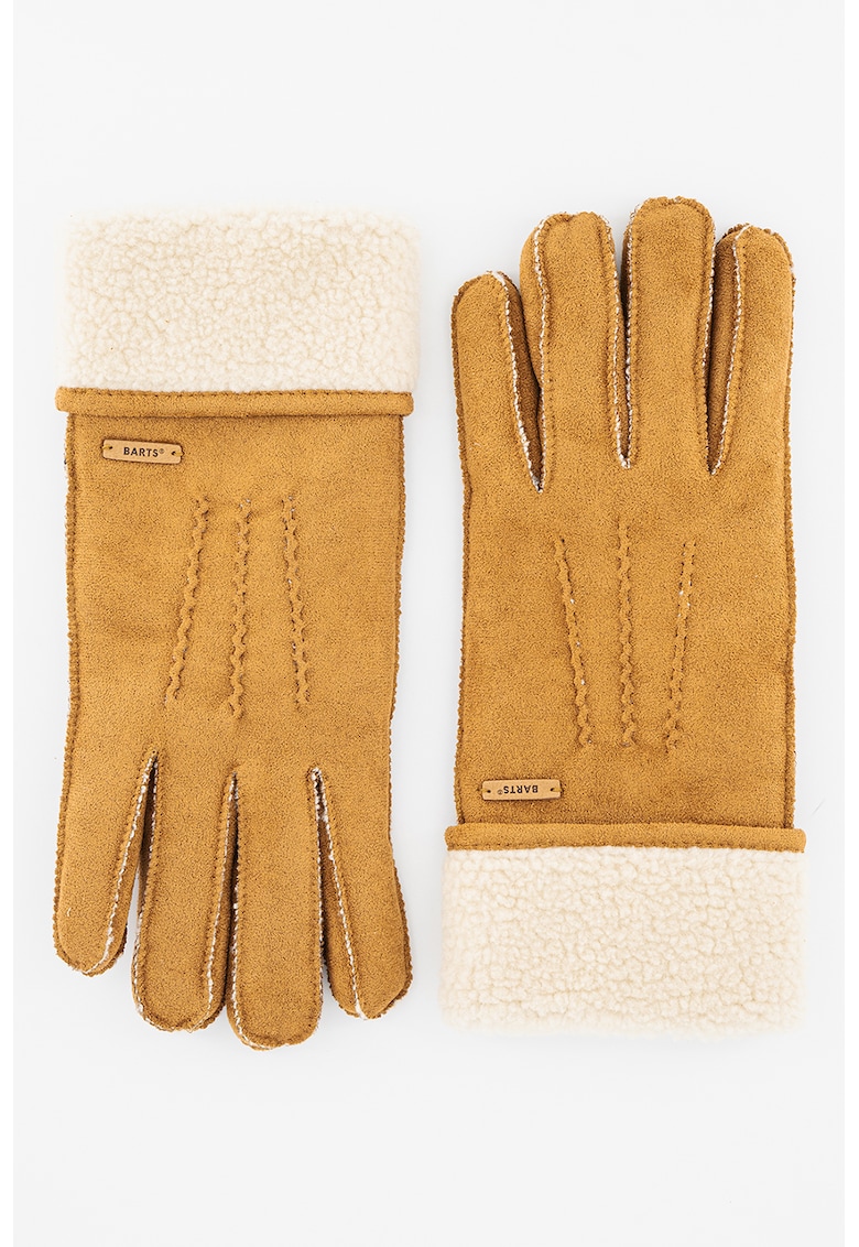 Manusi cu insertie din material teddy