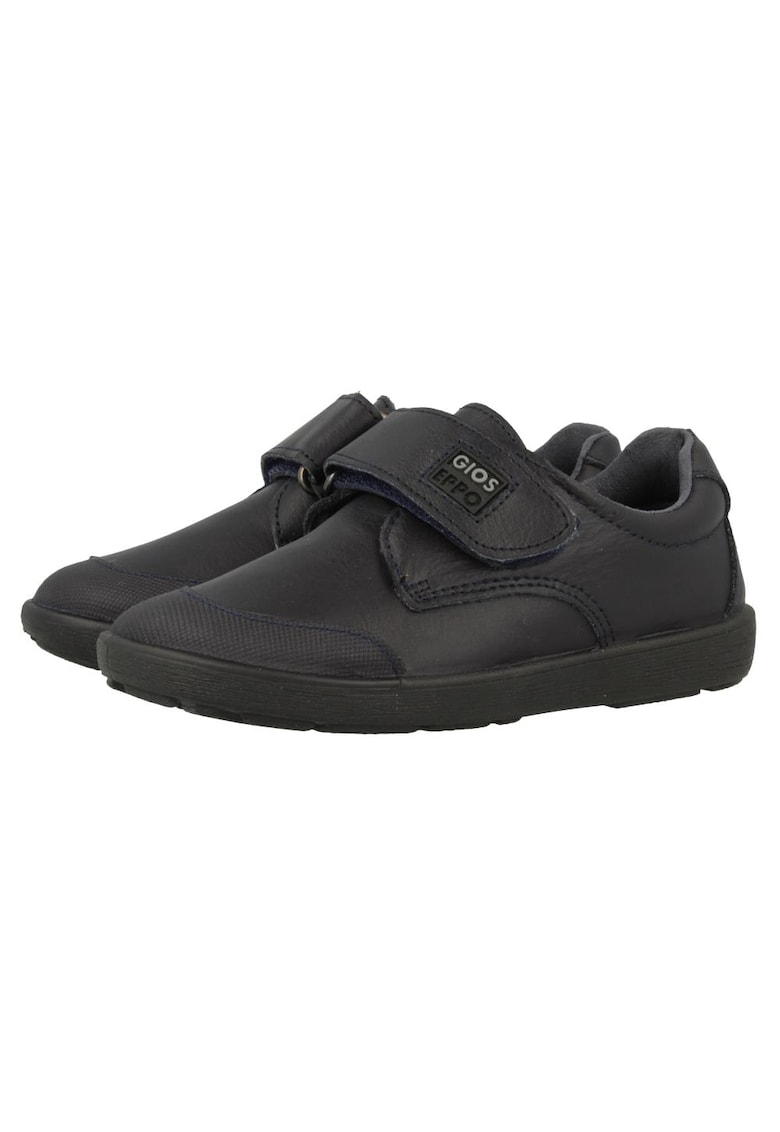 Pantofi sport de piele si piele ecologica cu velcro