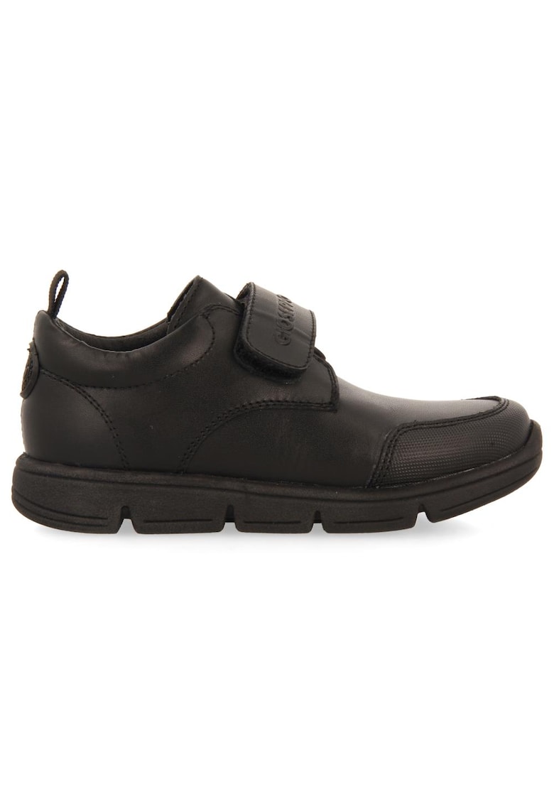 Pantofi cu insertii de piele - Negru