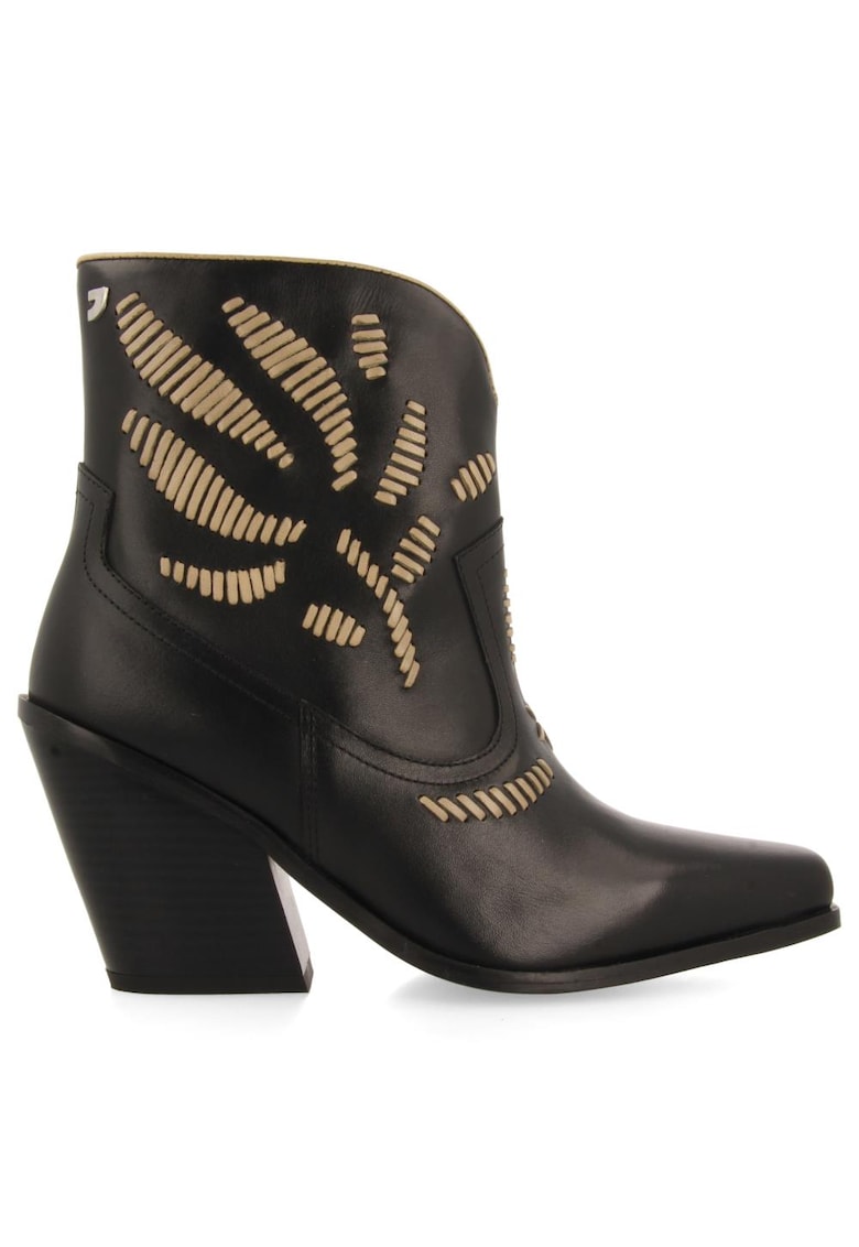 Botine western de piele Rajec