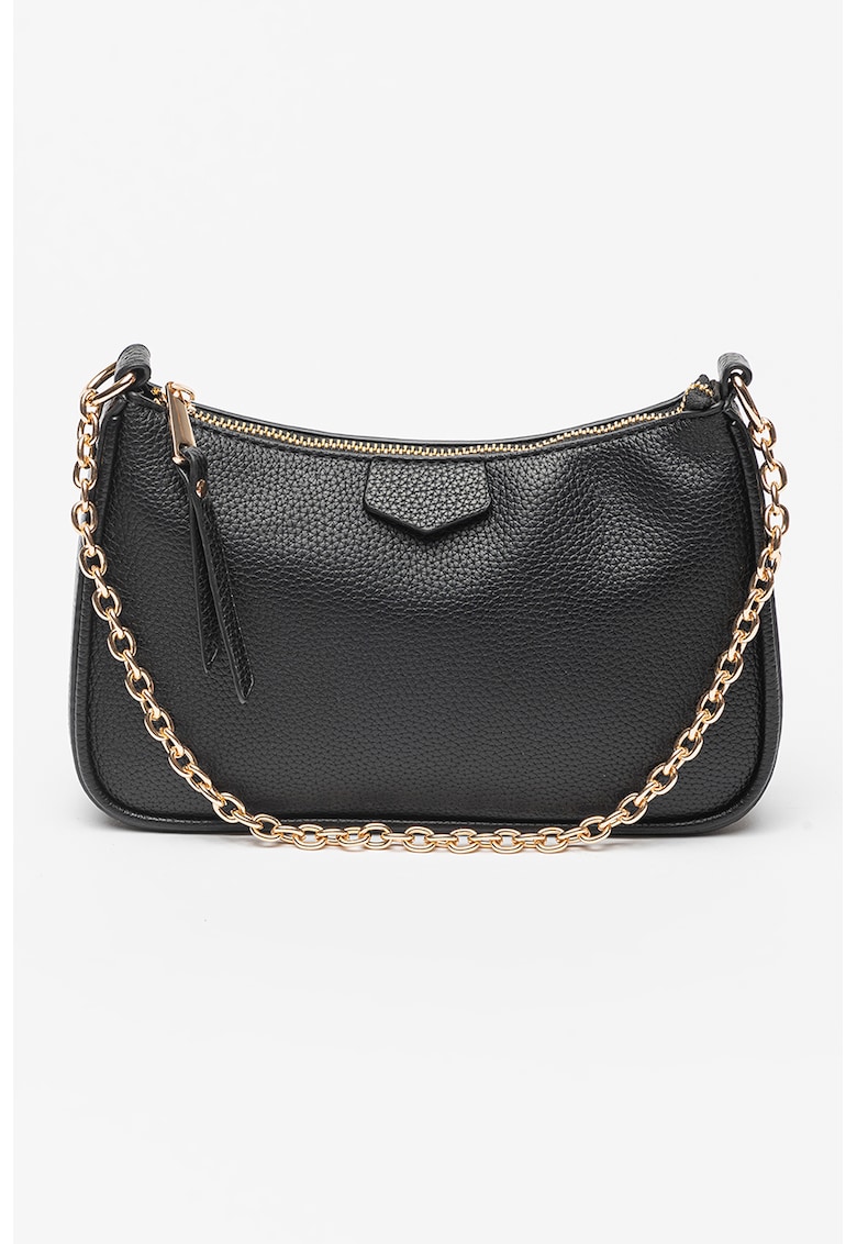 Geanta de piele ecologica cu bareta din lant pentru umar